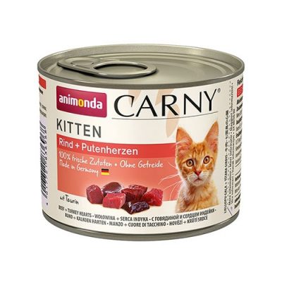 Animonda Carny Kitten BEEF + TURKEY HEARTS