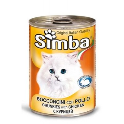 Simba CAT консерва 415g с ПИЛЕШКО за котка