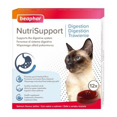 BEAPHAR NutriSupport Digestion – Желирани капсули за котка за добро храносмилане, 12 бр.