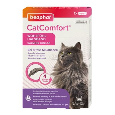 BEAPHAR CatComfort Calming Collar – успокояващ нашийник с феромони за котки, 35 см