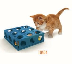 PET TRIBE TRICKY – играчка за котка, лабиринт 25/ 25см с две топчета