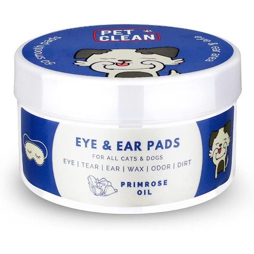 PET Clean Eye and Ear Cleaning Pads for Dogs & Cats, 50pcs